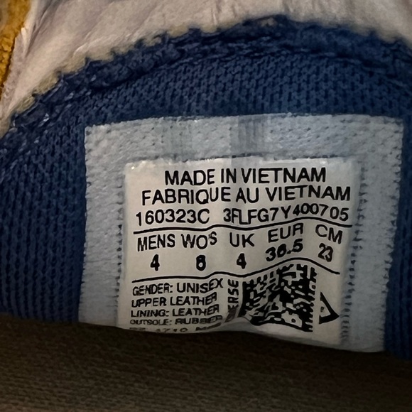 CONVERSE Golf La Fleur One Star, OX Solar/Power Yellow/White. Wom.6/Men's 4. - Picture 7 of 8